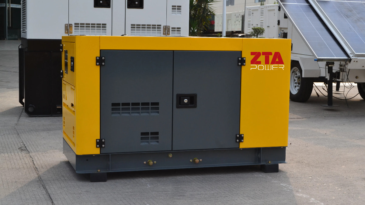 Soundproof Generator Yellow 15kva