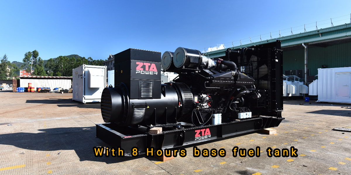 Generator Set with 8hours Base Fuel Tank
