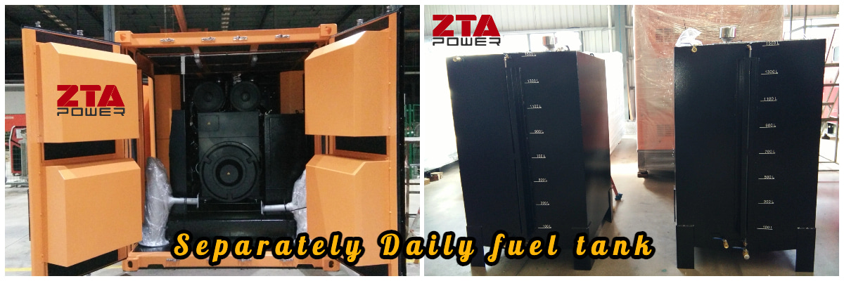 20FT Container Generator Set With Daily Fuel Tank