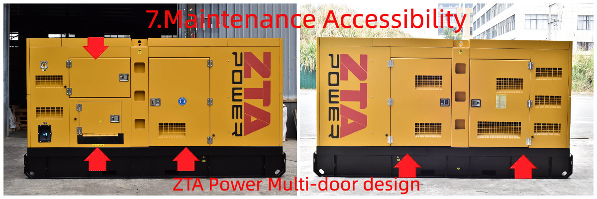 Silent Genset Multi Door Design