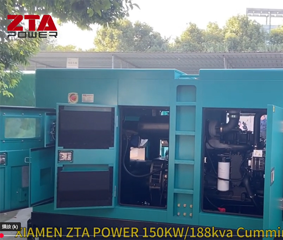 Cummins 150kw 188kva Cummins Sessiz Dizel Jeneratör Seti